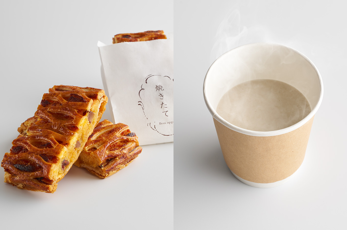 栗のパイ / きのこポタージュ